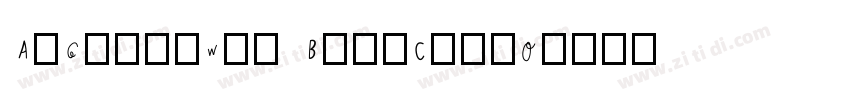 AvGardeW01 BoldCondO字体转换
